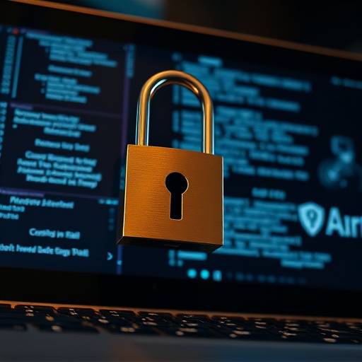 Candado en una pantalla de ordenador, ilustrando la seguridad de los datos online