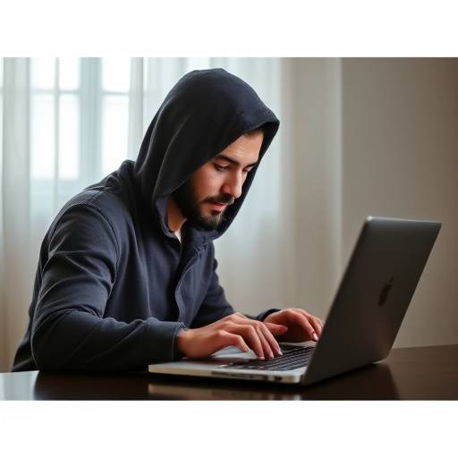 Persona trabajando en un ordenador portátil, simbolizando la privacidad online