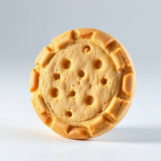 Una galleta con forma de chip de computadora, representando el concepto de cookies de navegador